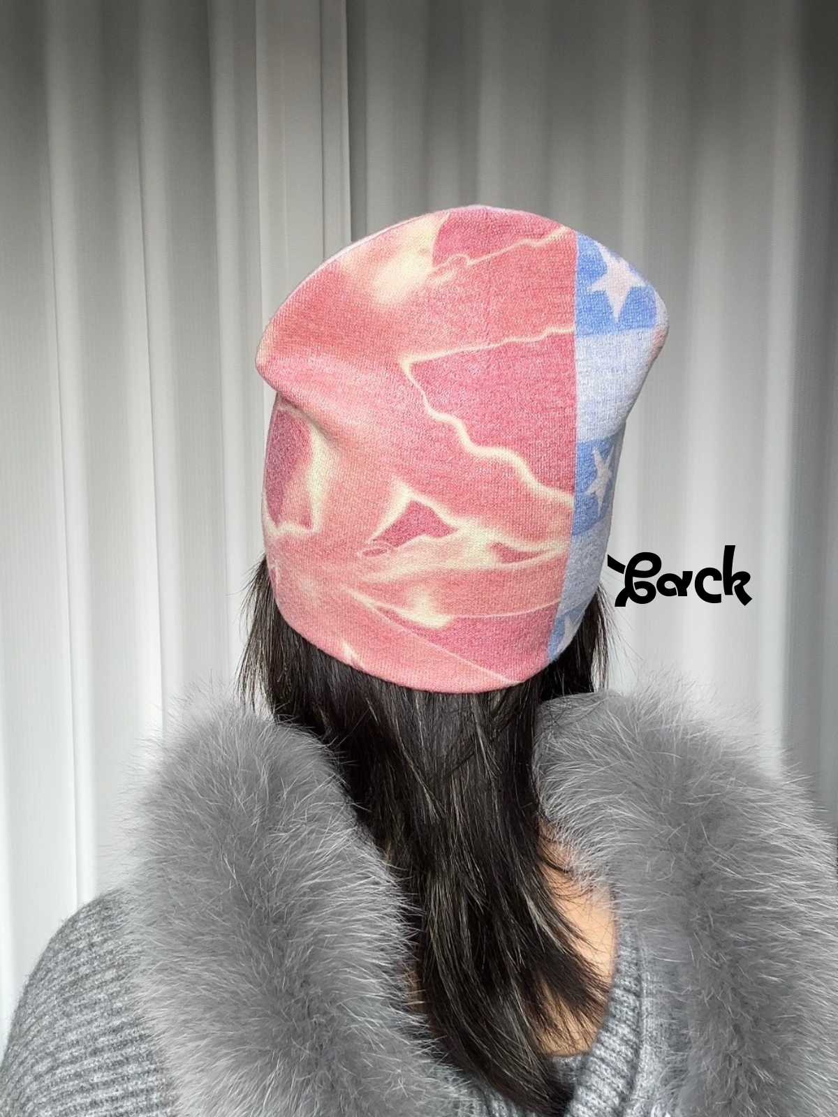 Stellar Crimson Blue Beanie