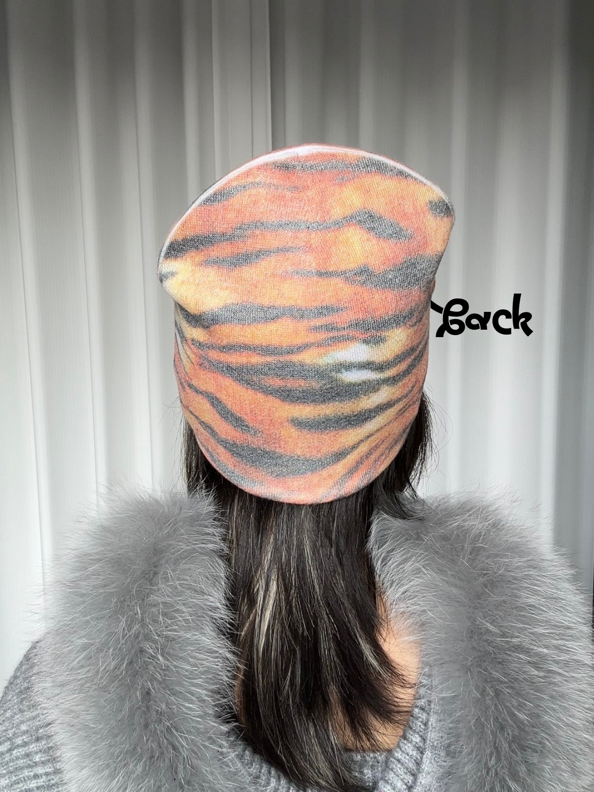 Tiger-striped Angel Cat Beanie