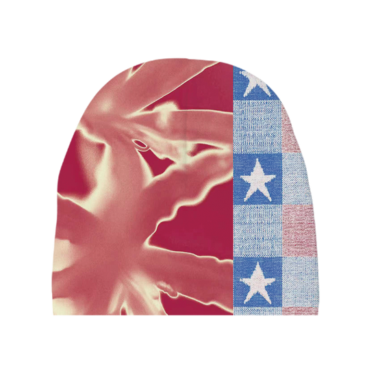 Stellar Crimson Blue Beanie