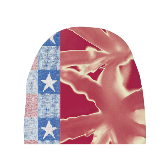 Stellar Crimson Blue Beanie